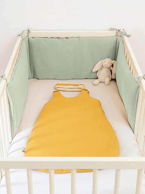 Tour de Lit en Coton Bio Vert - Kiabi