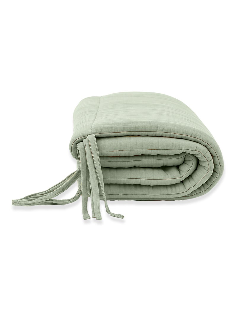 Tour de Lit en Coton Bio Vert Vert - Kiabi