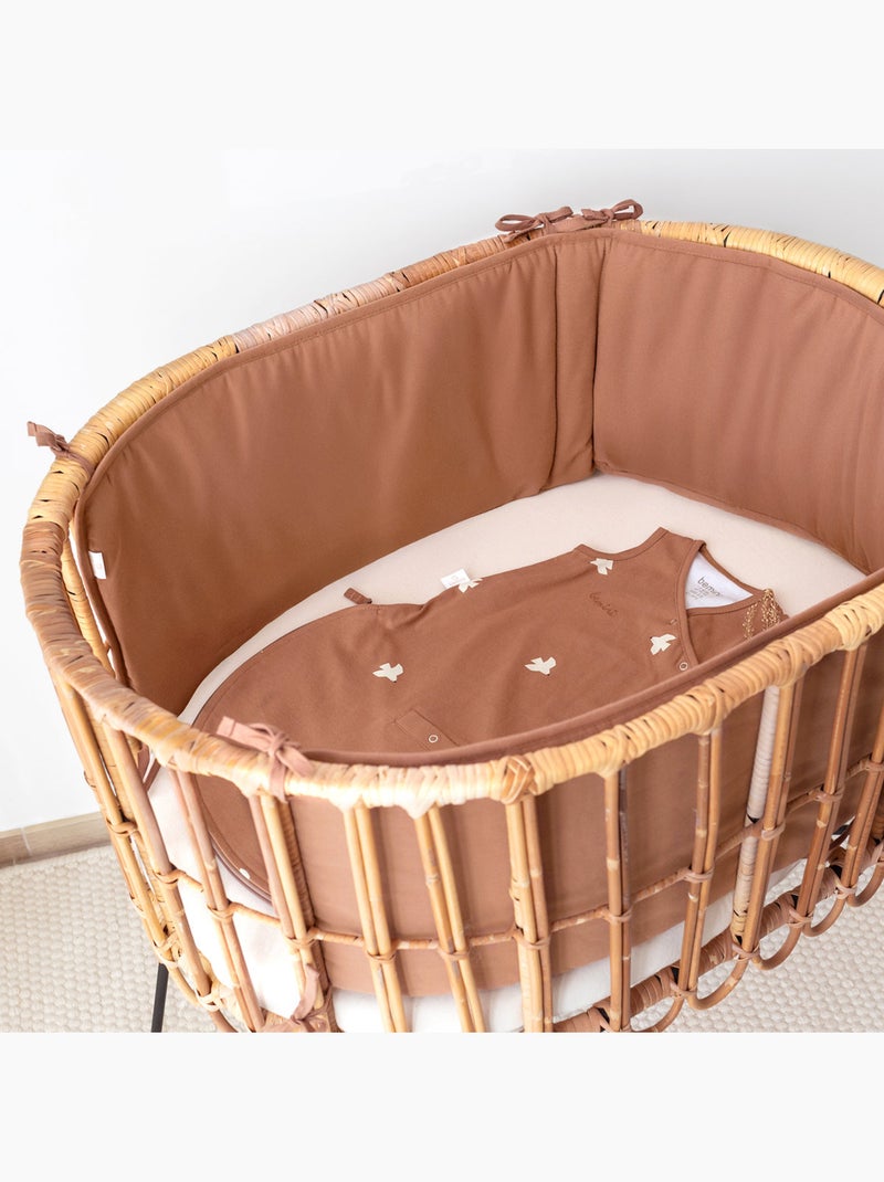 Tour de lit et parc - Pure coton Moka - Kiabi