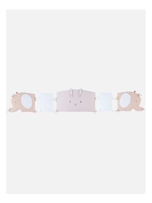 Tour de lit et protège barreaux, mousseline de coton Noukie's - Kiabi