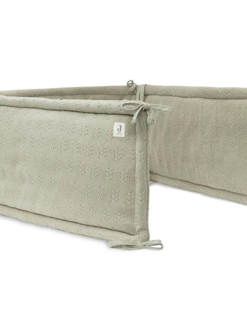 Tour de lit Grain Knit Olive Green (pour lit 60 x 120 ou 70 x 140 cm) - Kiabi