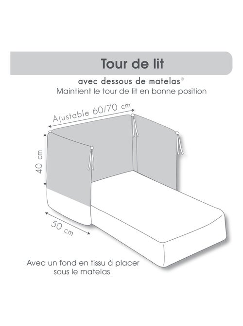 TOUR DE LIT HAO VELOURS DOUX - Kiabi