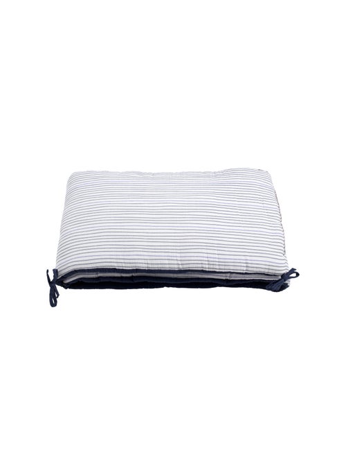 Tour de lit marinière en double gaze de coton - SAUTHON - Kiabi