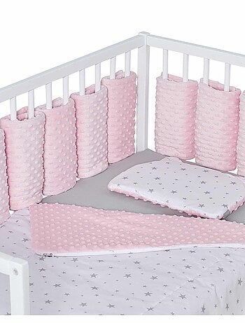 Tour de lit modulable 10 pièces extra doux, MINKY SEVIRA KIDS