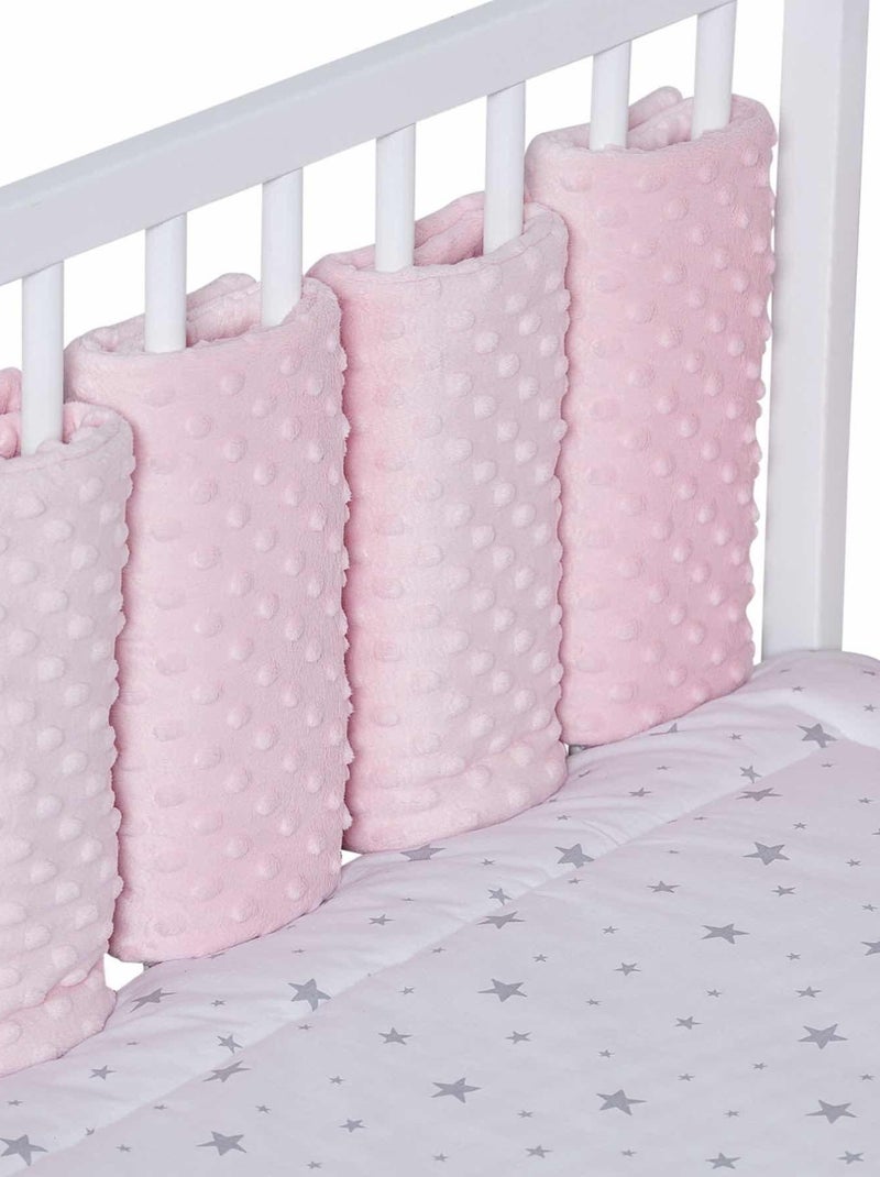 Tour de lit modulable 10 pièces extra doux, MINKY SEVIRA KIDS Rose - Kiabi