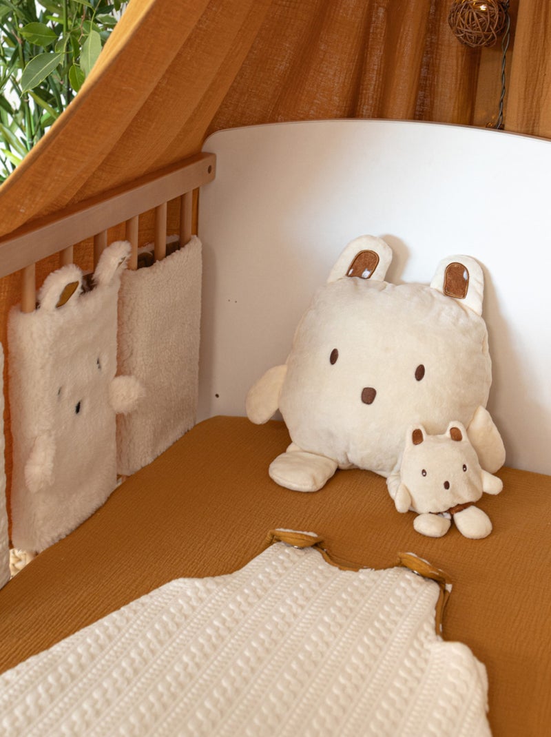 Tour de lit modulable bébé rembourré Crème - Kiabi