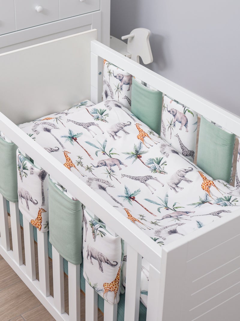 Tour de lit modulable et réversible, Safari SEVIRA KIDS Vert - Kiabi