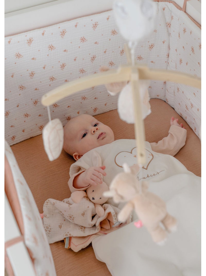 Tour de lit, mousseline de coton bio Noukie's Multicolore - Kiabi