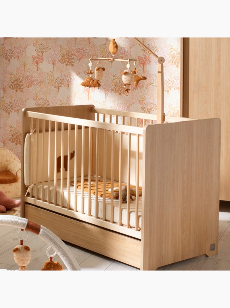 Tour de lit ours en double gaze de coton - SAUTHON Beige - Kiabi