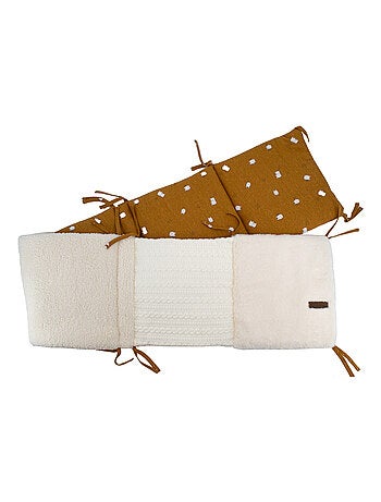 Tour de lit rembourré en jersey jacquard - Effet maille