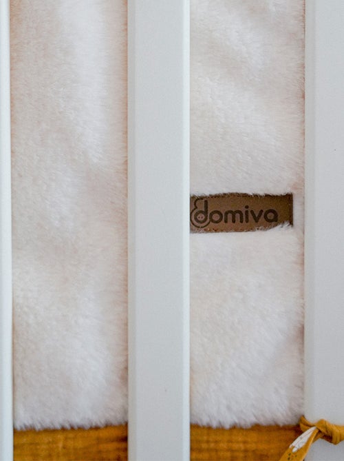 Tour de lit rembourré en jersey jacquard  - Effet maille - Kiabi