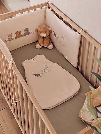 Tour de lit réversible brodé Noukie's