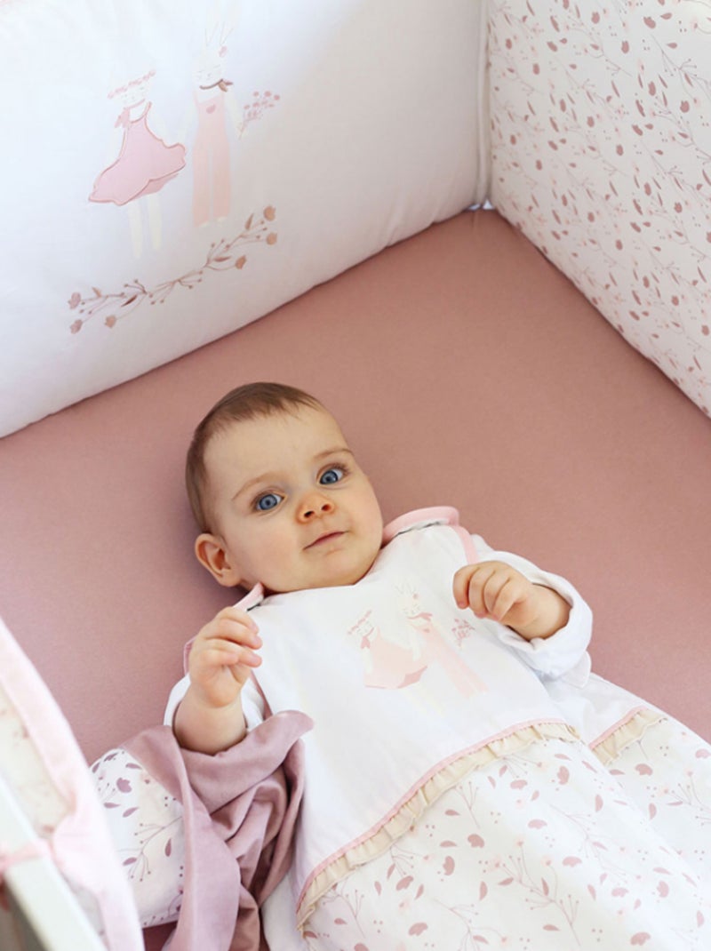 Tour De Lit Rose Et Lili (180 X 40 Cm) Rose - Kiabi