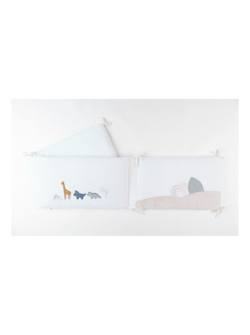 Tour de lit Tiga, Stegi & Ops en Veloudoux, Noukie's Blanc - Kiabi