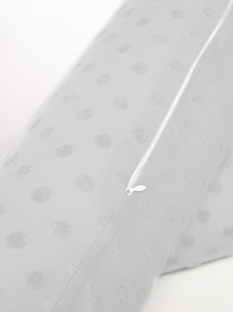 Tour de lit traversin en coton bio Oeko-Tex® 'Roba lil planet' Gris - Kiabi