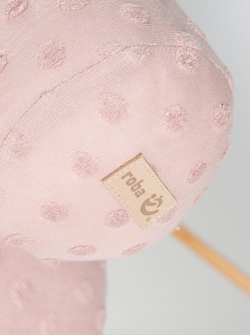 Tour de lit traversin en coton bio Oeko-Tex® 'Roba lil planet' Rose - Kiabi