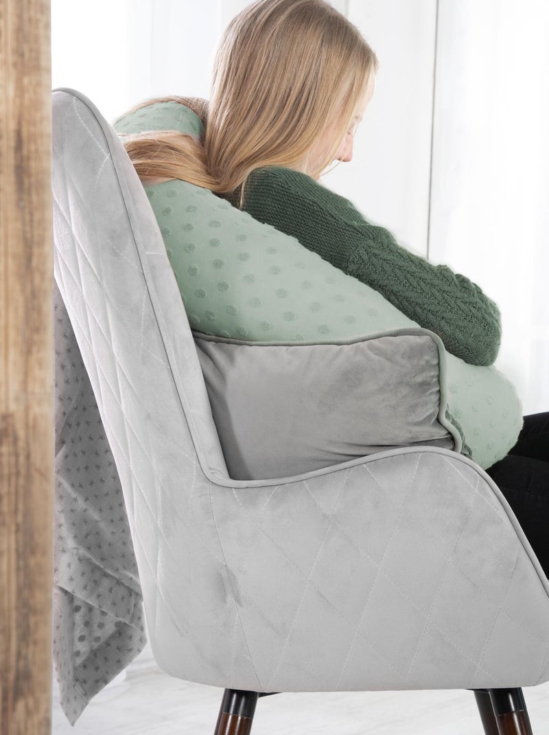 Tour de lit traversin en coton bio Oeko-Tex® 'Roba lil planet' Vert - Kiabi