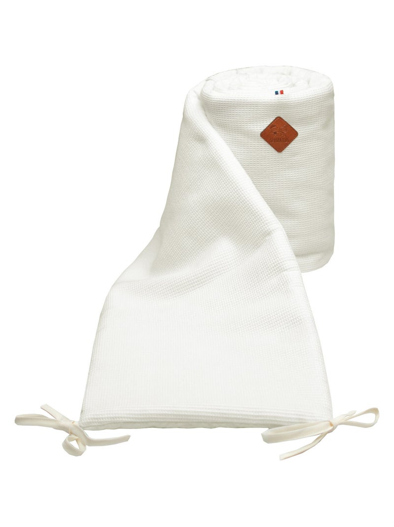 Tour de lit universel en gaze de coton, Nid d'abeille SEVIRA KIDS Ecru - Kiabi