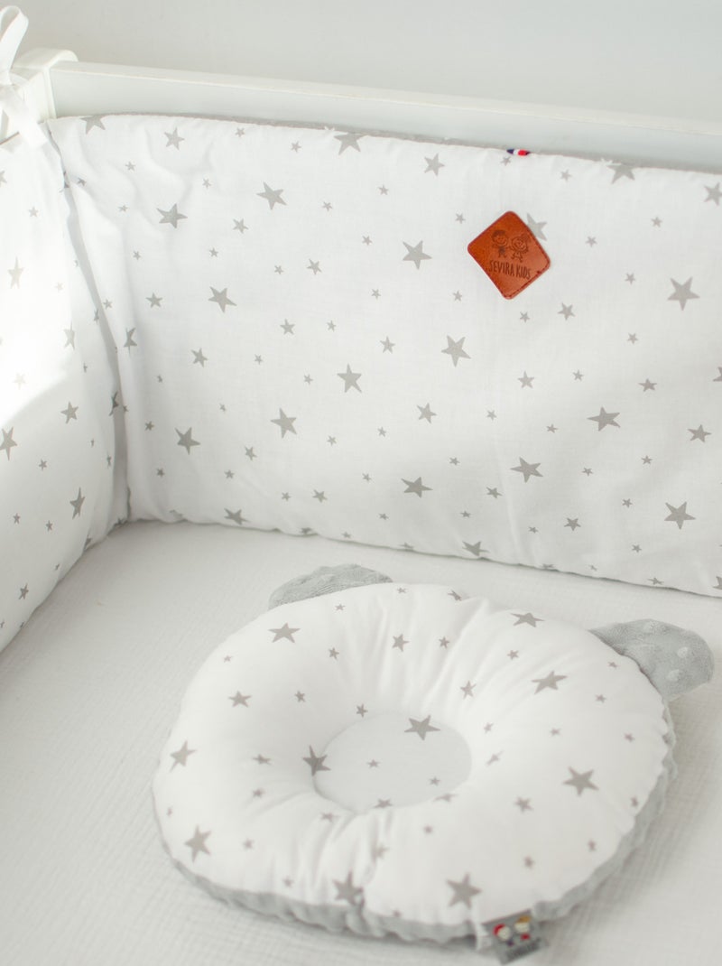 Tour de lit universel et réversible, STELLA SEVIRA KIDS Gris - Kiabi