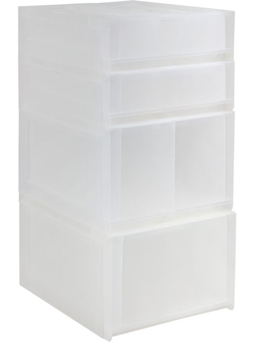 Tour de rangement 4 tiroirs TIDE N STACK - Kiabi