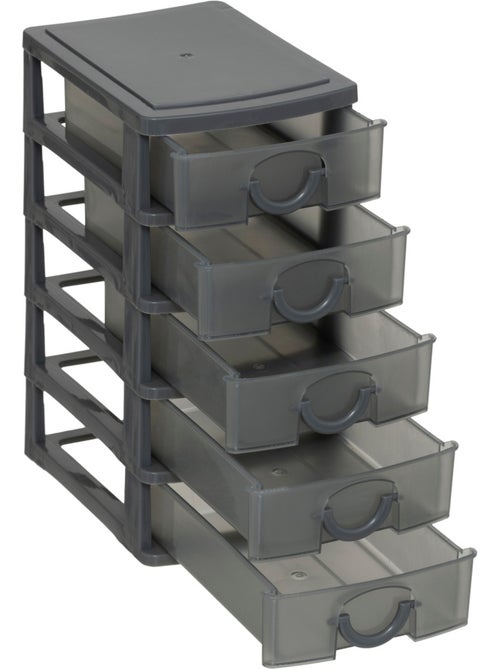 Tour de rangement 5 petits tiroirs empilables tide'n small - Kiabi