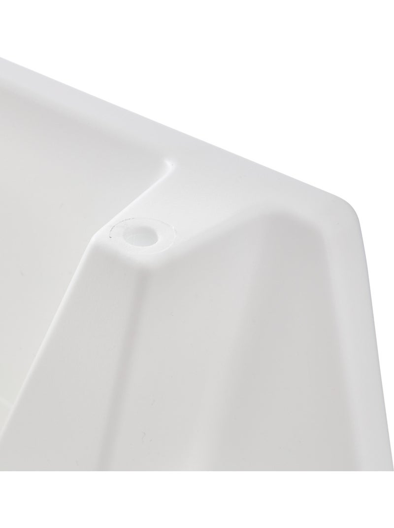 Tour de rangement rectangulaire ESSENTIELS Blanc - Kiabi
