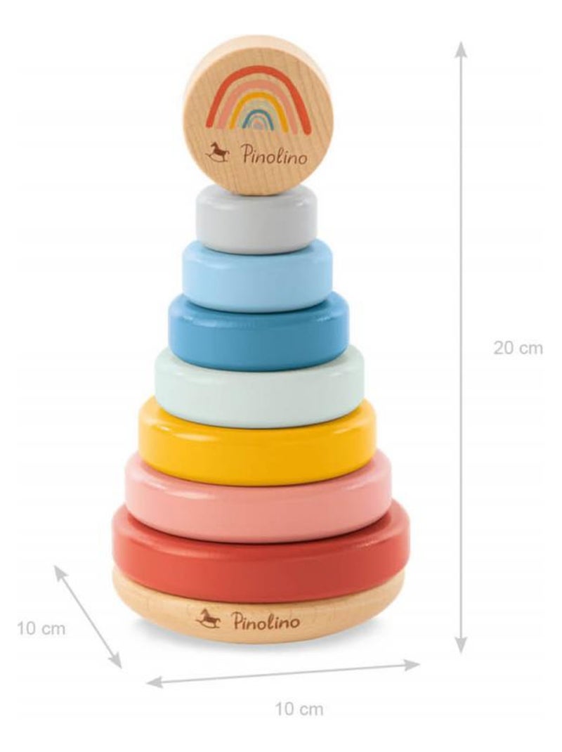 Tour d'empilage 'Ruby' multicolore Orange - Kiabi