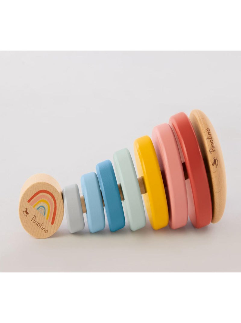 Tour d'empilage 'Ruby' multicolore Orange - Kiabi