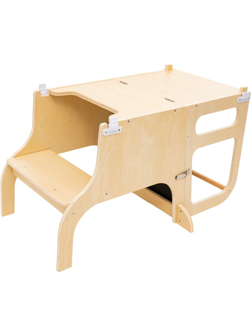Tour d'observation 3 en 1 enfant ALBA Beige - Kiabi