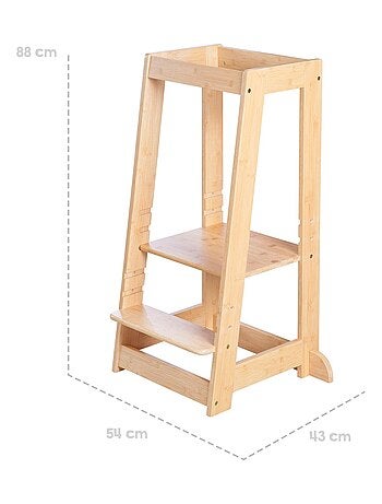 Tour d'observation et d'apprentissage évolutive en bois 'Roba'