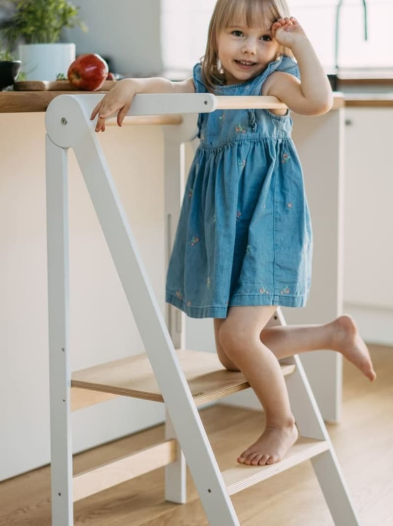 Tour d'observation Montessori pliable Blanc - Kiabi