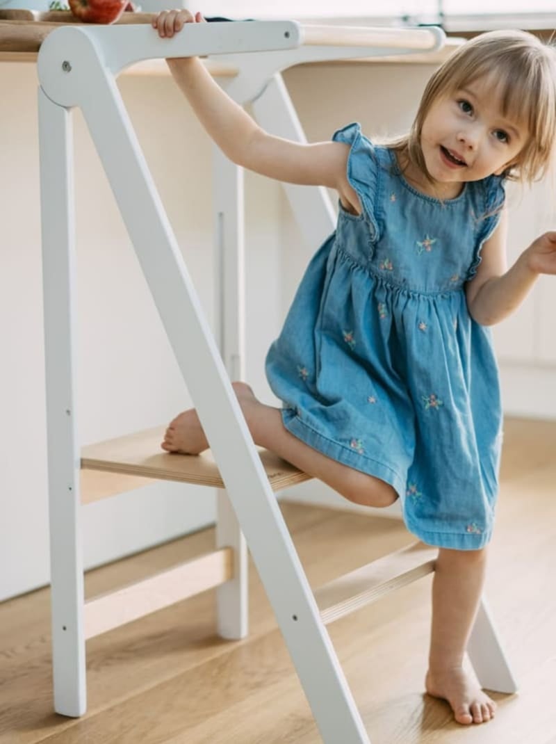 Tour d'observation Montessori pliable Blanc - Kiabi