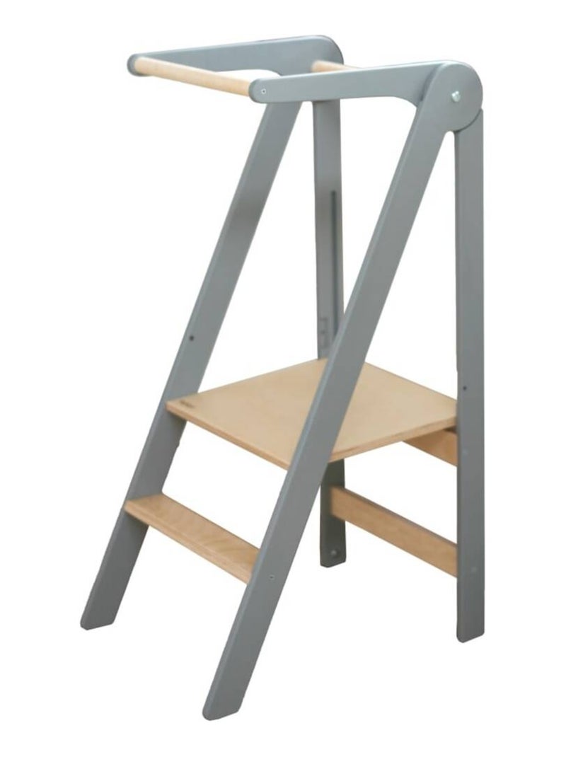 Tour d'observation Montessori pliable Gris - Kiabi