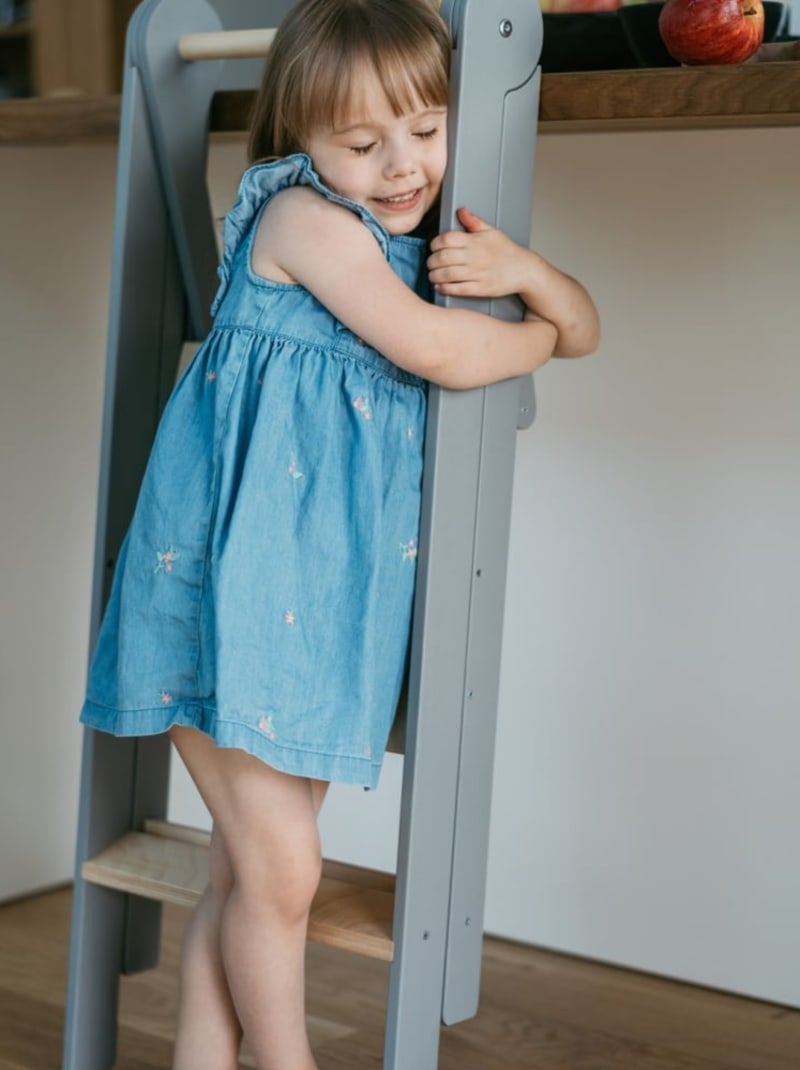 Tour d'observation Montessori pliable Gris - Kiabi