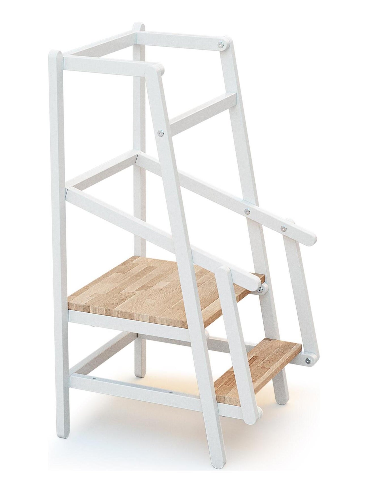 Tour D'Observation Enfant Laïba Kids - Bois Blanc 90cm - Sécurité Et Stabilité