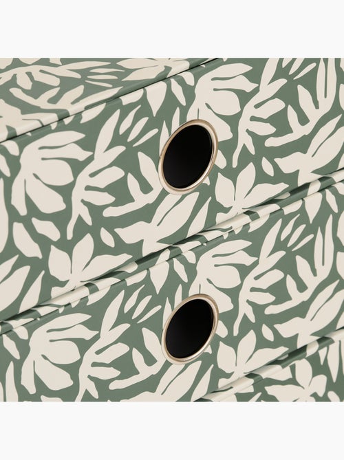Tour rangement 3 tiroirs motif fleuri FLOREA - Kiabi