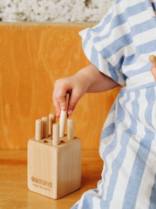 Tourillon -  Jeu de motricité Montessori - Kiabi