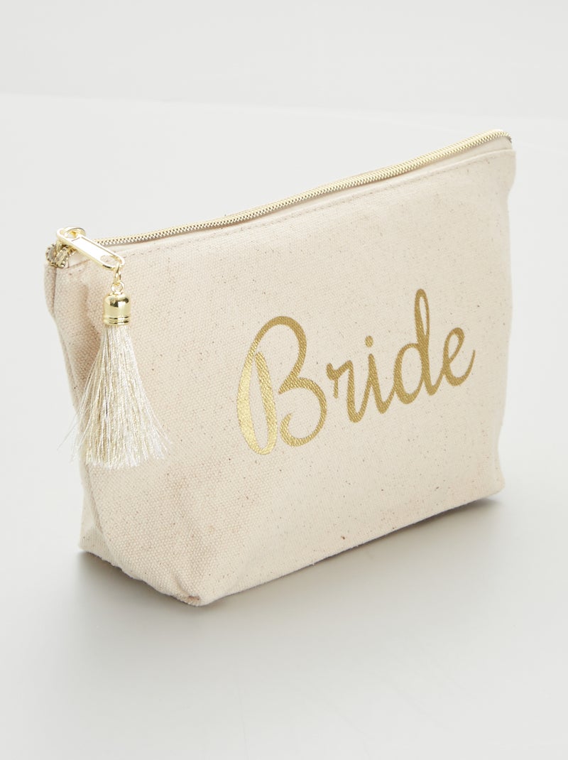 Tousse de toilette 'Bride' Beige - Kiabi