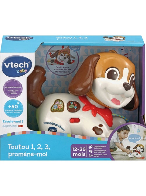 Toutou 1, 2, 3 Promène Moi - Vtech - Kiabi Toutou 1, 2, 3 Promène Moi - Vtech - Kiabi