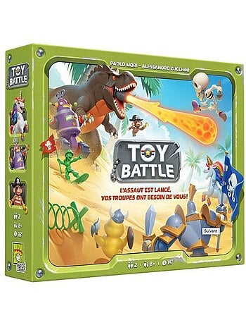 Toy battle - jeu de societe - asmodee - reptb01fr - vert - dès 8 ans
