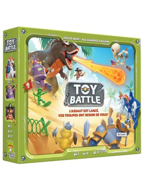 Toy battle - jeu de societe - asmodee - reptb01fr - vert - dès 8 ans - Kiabi