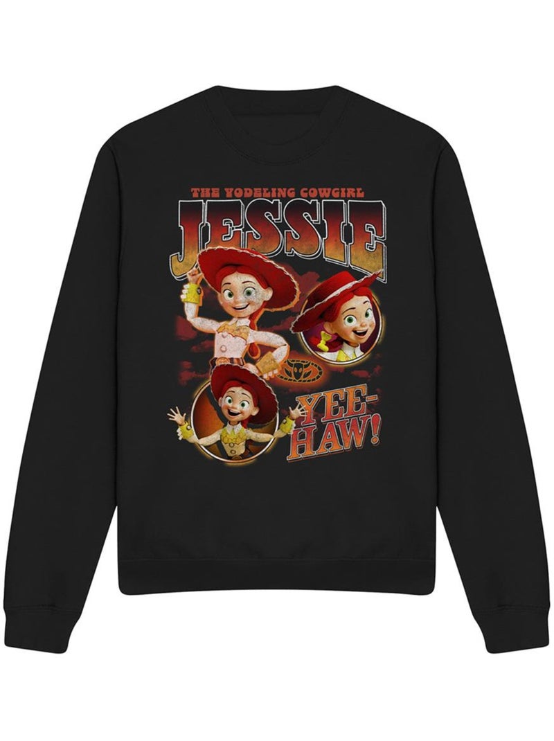 Toy Story - Sweat motif Jessie motif/style Hommage COWGIRL (Jessie) Noir - Kiabi