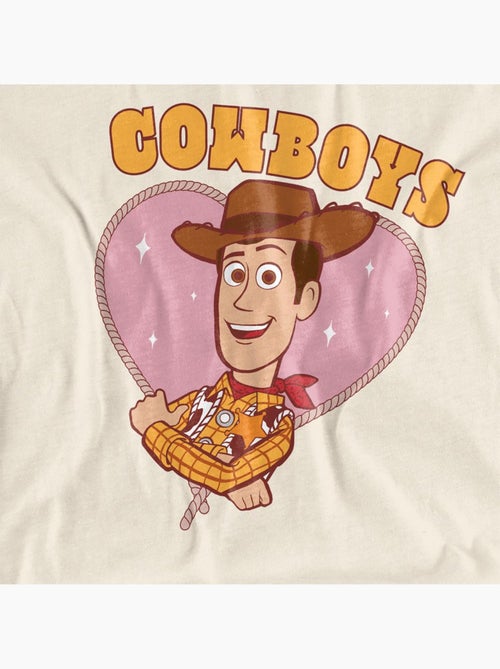 Toy Story - T-shirt motif/style Cœur COWBOYS (Woody) - Kiabi