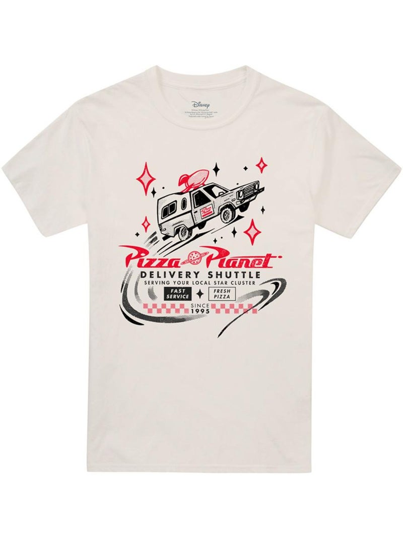 Toy Story - T-shirt PIZZA PLANET DELIVERY Beige - Kiabi