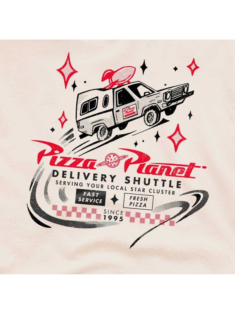 Toy Story - T-shirt PIZZA PLANET DELIVERY Beige - Kiabi