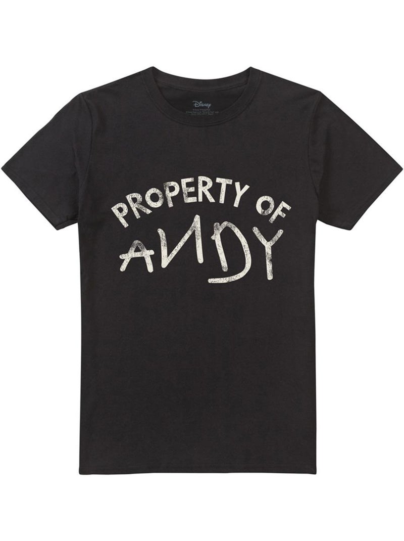 Toy Story - T-shirt PROPERTY OF ANDY Noir - Kiabi