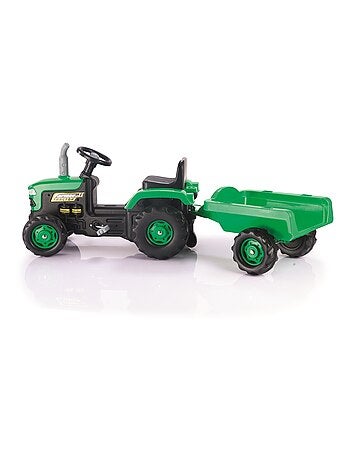 Tracteur à pédales avec remorque