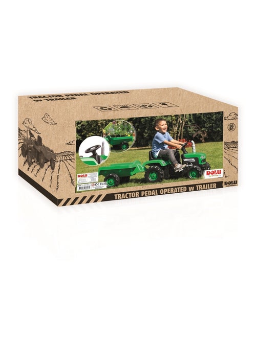 Tracteur à pédales avec remorque - Kiabi