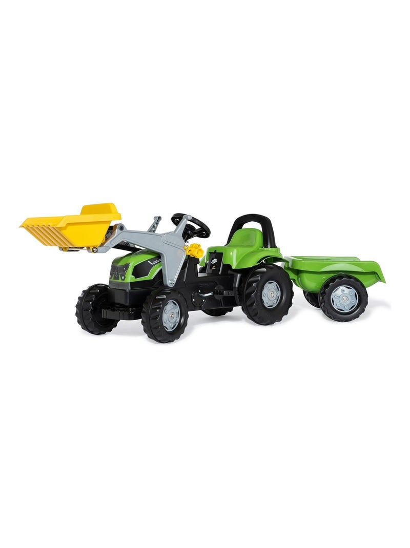 Tracteur à pédales pour enfant rollyKid Deutz-Fahr Vert - Kiabi