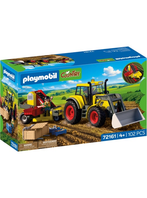 Tracteur avec récolteur de pommes de terre - Kiabi Tracteur avec récolteur de pommes de terre - Kiabi
